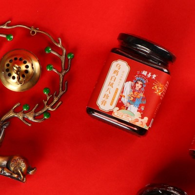 乌鸡白凤八珍膏 桑葚百合桂圆桃仁山药乌鸡粉源头厂家定 制批发图2