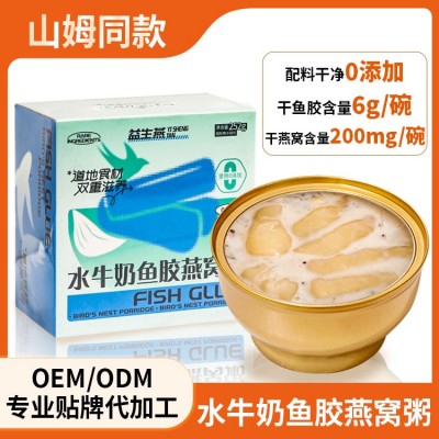 水牛奶鱼胶燕窝粥代餐食品孕妇营养早餐免煮速食燕窝粥轻食鱼胶粥图4