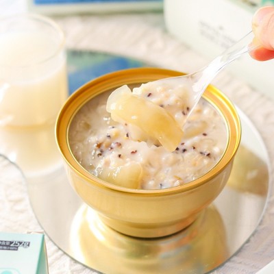 水牛奶鱼胶燕窝粥代餐食品孕妇营养早餐免煮速食燕窝粥轻食鱼胶粥图2