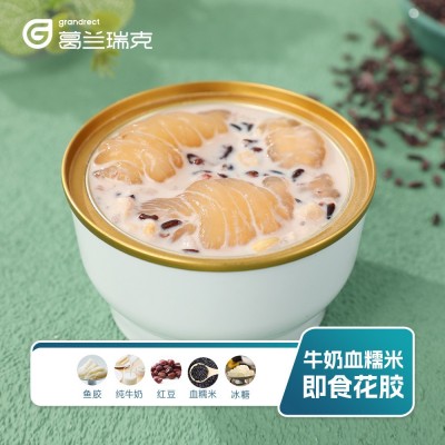 杨枝甘露花胶羹代工即食桃胶糖水定制滋补党参人参燕麦鱼胶 粥样品图4