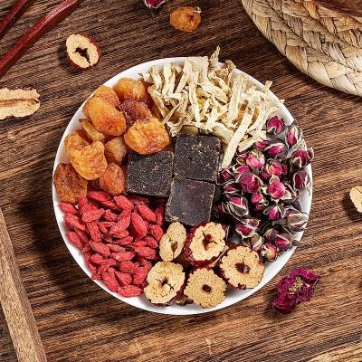 红糖姜枣茶黑糖桂圆红枣茶盒装红糖姜茶现货批发图3