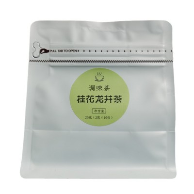 商务用茶办公用茶桂花龙井茶三角茶包20克桂花绿茶袋泡茶10泡图5