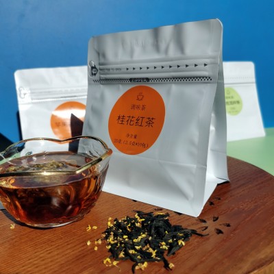 厂家现货桂花红茶25克10泡桂花茶三角包 2.5克*10包袋泡茶图5