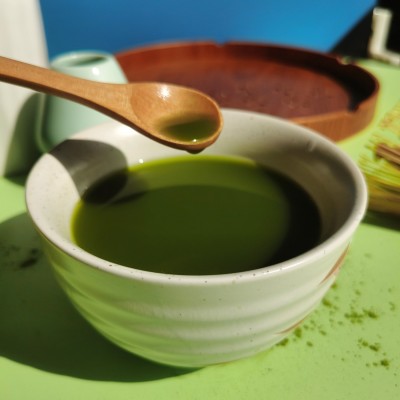 100克抹茶粉 商用食品烘焙蛋糕茶道绿茶饮品冲调粉抹茶原料厂家图2