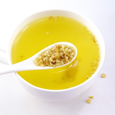 草头芳黄苦荞茶罐装批发四川大凉山黑苦荞茶荞麦香型苦荞米黑珍珠图2