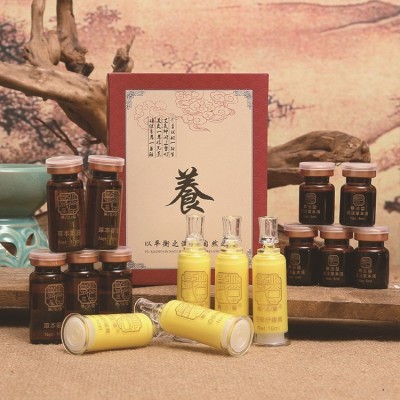 身体按摩保养药油舒缓全身通经络美容院专供发热精油养生套盒批发图3
