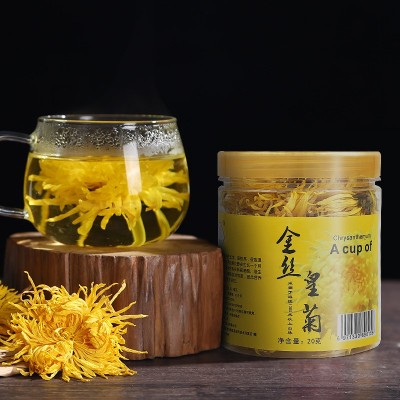 菊花茶金丝皇菊黄菊一朵一杯大菊花枸杞茶胎菊黄山贡菊花草茶茶叶图3