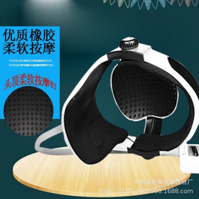 电动头部按摩器 气压脑部按摩仪头皮按摩机头盔音乐按摩帽理疗机图3