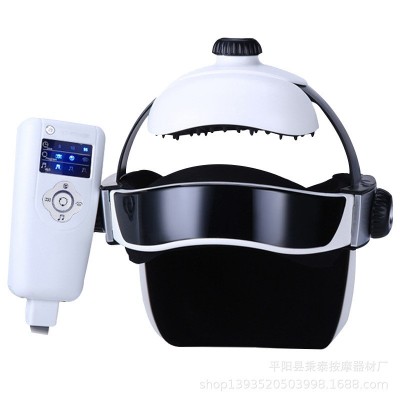 电动头部按摩器 气压脑部按摩仪头皮按摩机头盔音乐按摩帽理疗机图5