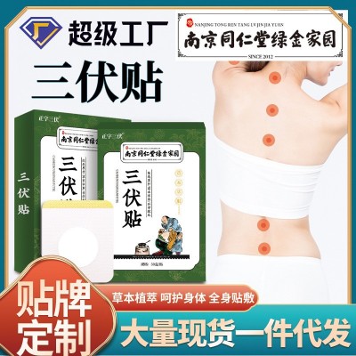 南京同仁堂绿金家园艾草三伏贴 艾灸贴穴位贴艾草夏季批发 三伏贴图1
