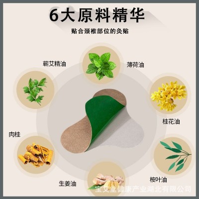 湖北蕲春厂家批发颈椎膝盖腰椎肩周各关节艾灸贴生姜膏药贴艾草贴图2