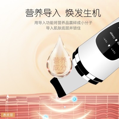 跨境铲皮机黑头铲美容铲超声波面部毛孔清洁器家用便携洁面铲皮仪图2