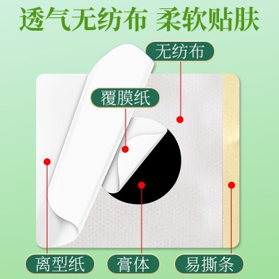 南京同仁堂三伏贴成人温灸热敷颈椎腰椎肩周关节艾灸贴艾 草三伏贴图3