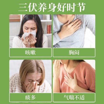 南京同仁堂三伏贴成人温灸热敷颈椎腰椎肩周关节艾灸贴艾 草三伏贴图4
