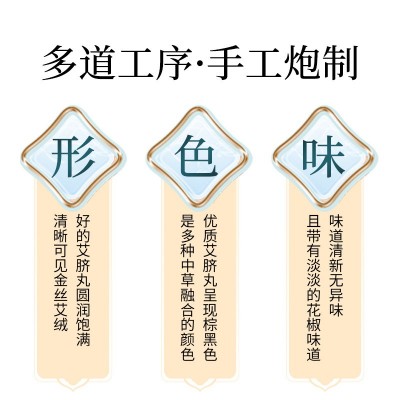 北京同仁堂艾草肚脐贴温灸家用花椒桂圆艾绒肚脐贴艾灸艾脐贴图1