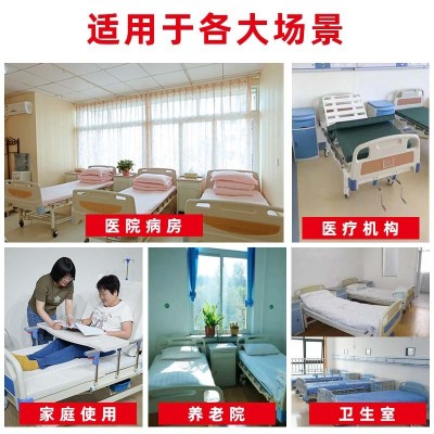 护理床单双摇养老院医院病床多功能医疗床手动起背加固适老化病床图2