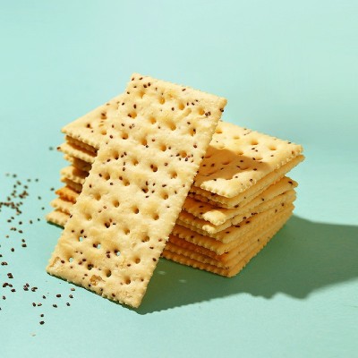 诺比欧酥脆海盐奇亚籽网红苏打饼干360g定量零食梳打图3