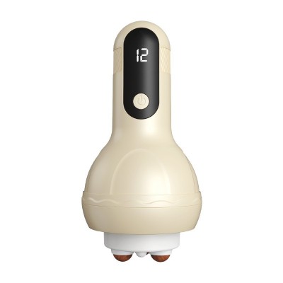 跨境家用电动腹部按摩器热敷腰部肚子揉腹仪神器砭石揉腹按摩仪图3