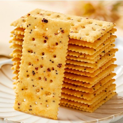 趣园黑松露火腿苏打饼干藜麦奇亚籽风味黄油饼干OEM贴牌定制代加图2