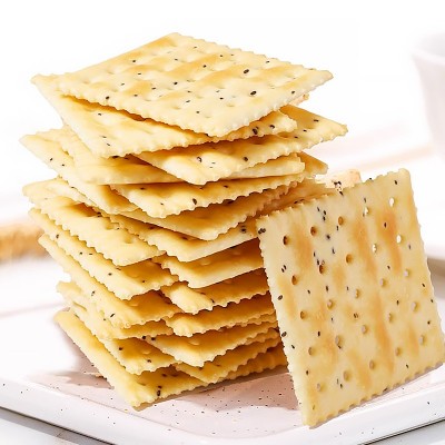 趣园220克奇亚籽藜麦苏打饼干 膳食纤维梳打饼干 整箱批发OEM代工图5