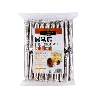 趣园420克奶盐苏打饼出口生产厂家批发 奶盐味葱香味全麦味代加工图5