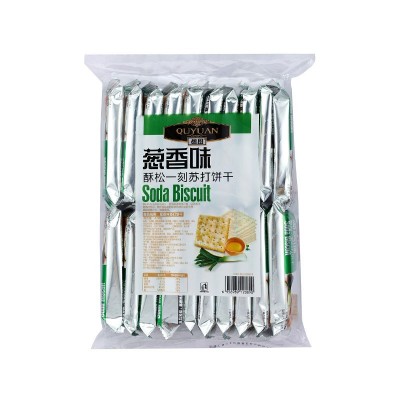 趣园420克奶盐苏打饼出口生产厂家批发 奶盐味葱香味全麦味代加工图3