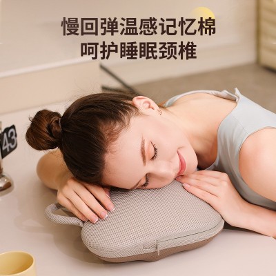 办公按摩靠垫电动腰部按摩器多功能热敷家用腰椎背部按摩器按摩垫图4
