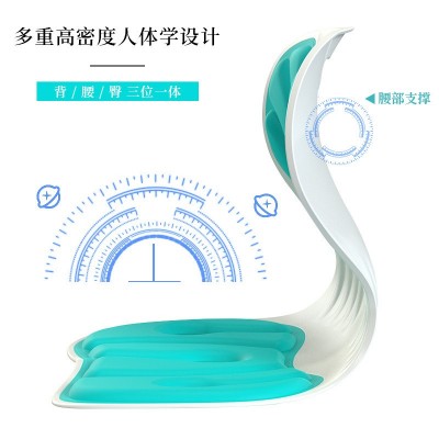 护腰坐垫坐姿椅BKT同款学生办公室记忆棉防驼四季通用美 臀矫姿坐图3