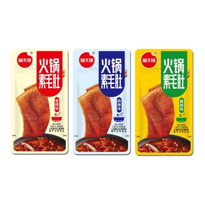 顺天缘厂家直销火锅素毛肚即食休闲零食麻辣香辣柠檬山椒食品批发图5