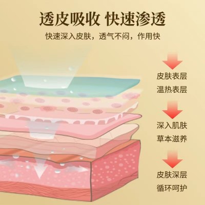 厂家批发洛医康膏药贴腰椎贴颈肩腰腿膝黑膏贴富贵包一件代发图3