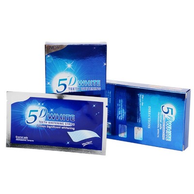 5D WHITE牙贴亮白牙贴牙齿亮白贴美牙贴炫白5D牙贴亮白条图5