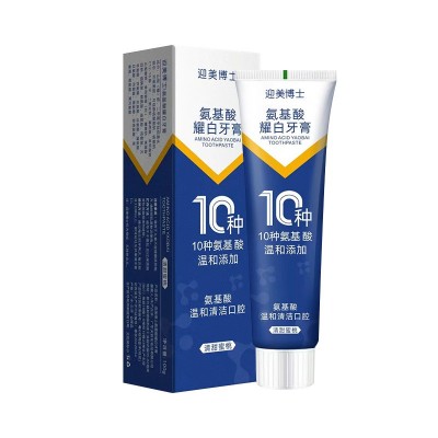 迎博士清甜蜜桃氨基酸牙膏温和配方清洁口腔耀白牙膏批发厂家图5