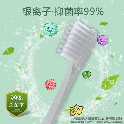 正畸牙刷银离子小头矫正牙齿专用戴牙套清洁U形软毛箍牙缝 刷成人图3