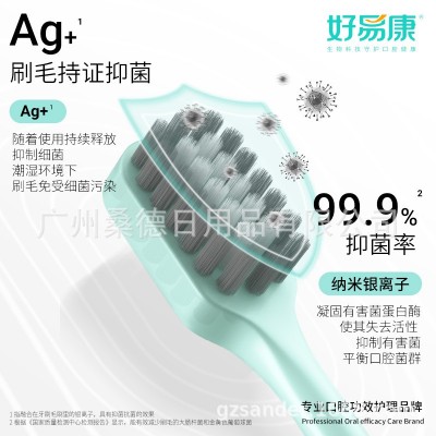 好易康银镜倍洁牙刷软毛月子家用严选批发情侣厂家图4