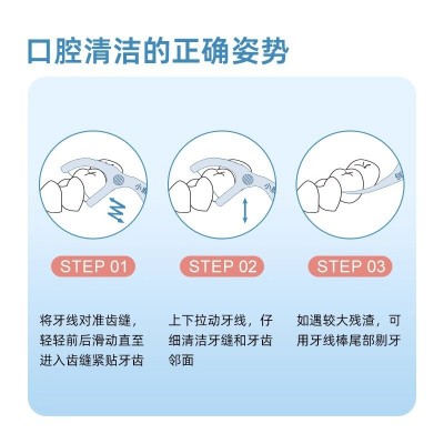 小鹿妈妈牙线 超细家庭装牙线棒牙签家用护理剔牙神器1200支 包邮图5