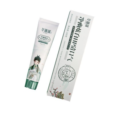 草珊瑚一件起批青瓷白玉小苏打牙膏益生菌儿童青少年牙膏图5