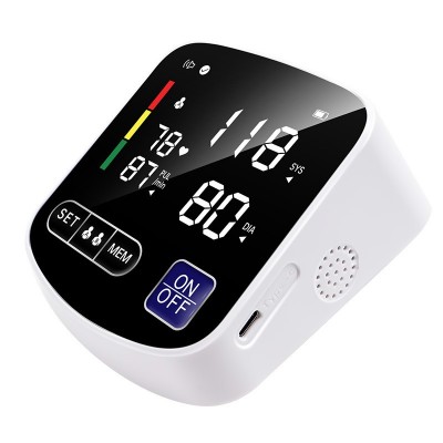 上臂式血压计LED大屏全屏全自动智能血压测量仪器家用电子血压仪图3