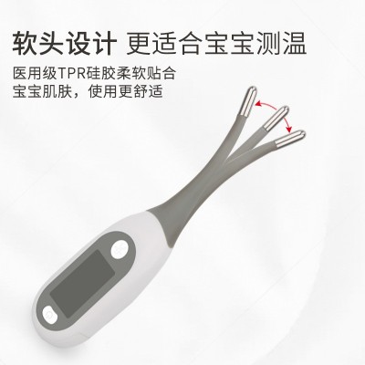 外贸出口医用级家用电子体温计高精度大屏腋下口腔软头人体温度计图3