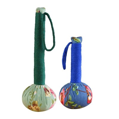 艾草锤经络锤拍打器疏通颈肩锤背敲腿山苍子手布捶随身敲打按摩棒图4