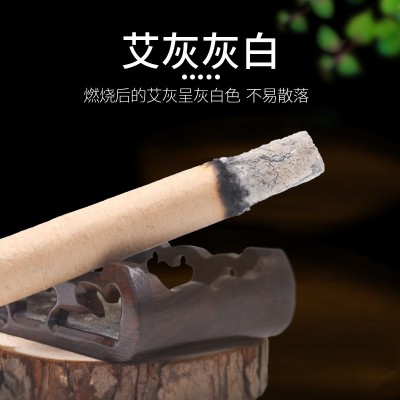 蕲春陈艾条 艾灸养生保健蕲春艾条 艾绒五年陈艾条批发10年艾灸条图4