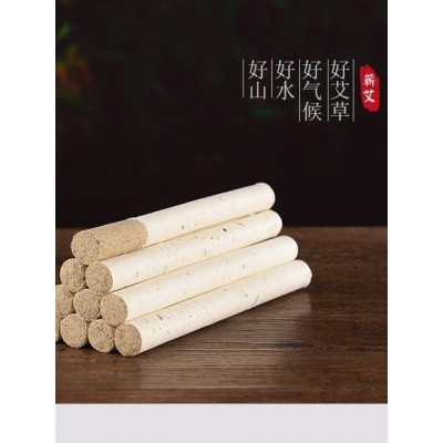 千年艾 1.8艾叶纸艾条艾柱纯艾绒手工艾灸条艾草湖北蕲春厂 家批发图3