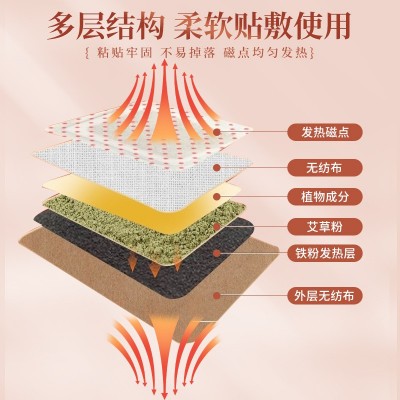 抖音直播艾灸清湿贴轻姿贴紧致贴艾草发热磁贴艾草贴肚脐贴批发图3
