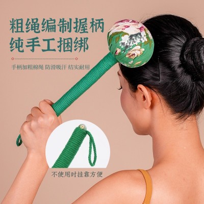 艾草锤diy手持艾灸锤艾草养生锤保健龙年伴手礼艾草捶按 摩美人锤图2