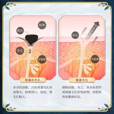 定制水杨酸祛痘面膜OEM清洁净颜面膜代加工补水保湿面膜贴牌厂家图4