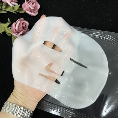 水胶原面膜 水晶白色面膜 黄色面膜 补水保湿厚面膜 男女士面膜帖图2