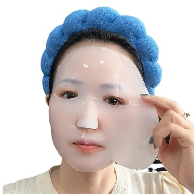 白变透全脸面膜韩国同款白冰透可溶解面膜压花膜透明膜珠光膜都可图5