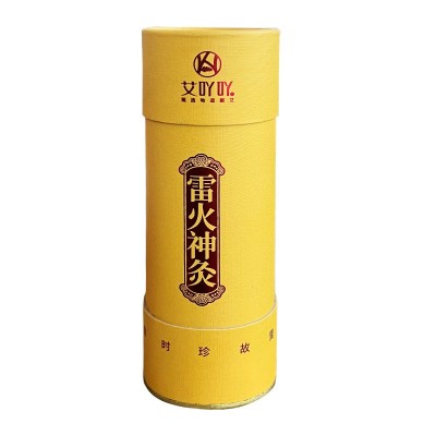 雷火灸蕲艾条生产批发7cm手持大炮灸加粗加大石磨艾绒条粗艾条图5
