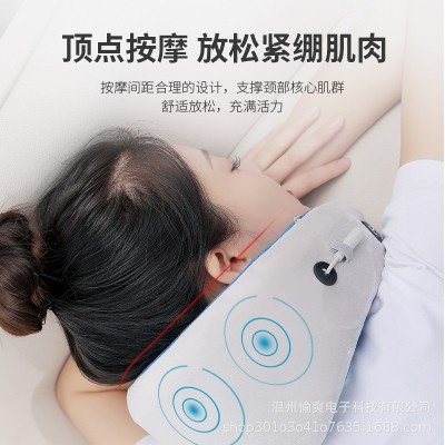 厂家U型颈椎按摩枕家用车载揉捏电动按摩器充电加热护颈仪按摩器图4
