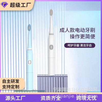 源头工厂新款电动牙刷成人款牙刷一档清洁口腔电池款厂家直销批发图2