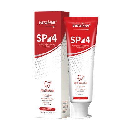 益生菌羟基磷灰石SP4美白牙膏厂家批发小苏打美白牙膏正品批发图5
